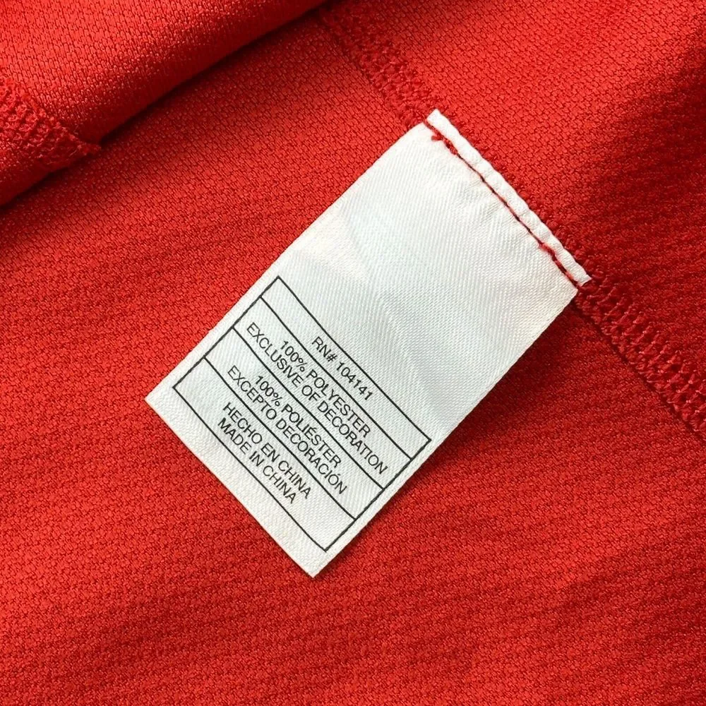 Nike Sweater Mens Large Red Gray ACG Lightweight 1/4 Zip Pullover Outdoor